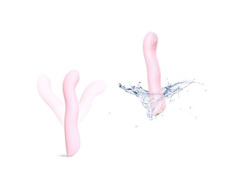 Wibrator punktu G potrójny SWAP Love to Love różowy 15 cm - 6
