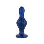 Korek analny silikonowy ToyJoy niebieski 12 cm - 4