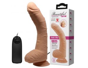 Wibrator realistyczny Baile Beautiful Alex zakrzywiony 28 cm
