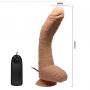 Wibrator realistyczny Baile Beautiful Alex zakrzywiony 28 cm - 7