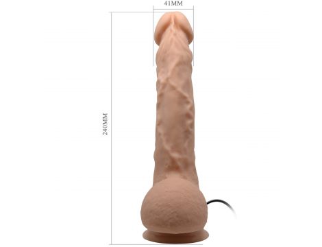 Wibrator realistyczny Baile Beautiful Jason 25 cm z przyssawką - 4