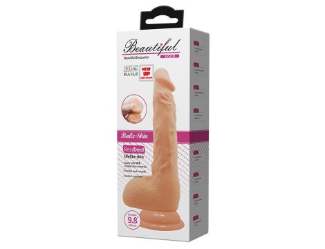 Wibrator realistyczny Baile Beautiful Jason 25 cm z przyssawką - 12