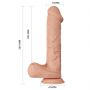 Realistyczne cieliste dildo Baile Bergrisi 26 cm z przyssawką - 9