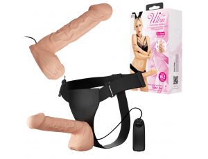 Strapon wibrujący realistyczny Baile RealDeal 26 cm