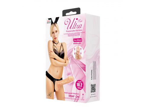 Strapon wibrujący realistyczny Baile RealDeal 26 cm - 14