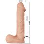 Strapon wibrujący realistyczny Baile RealDeal 26 cm - 16