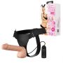 Strapon wibrujący realistyczny Baile RealDeal 26 cm - 3