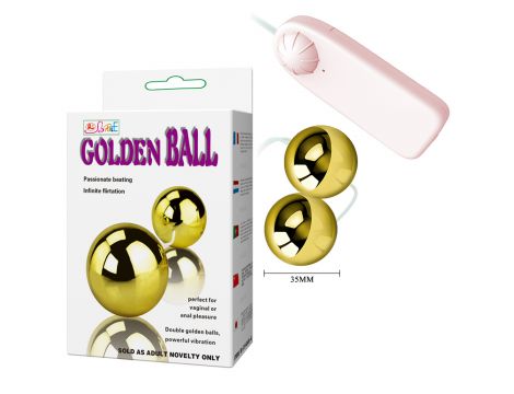 Kulki wibrujące Baile Golden złote - 10