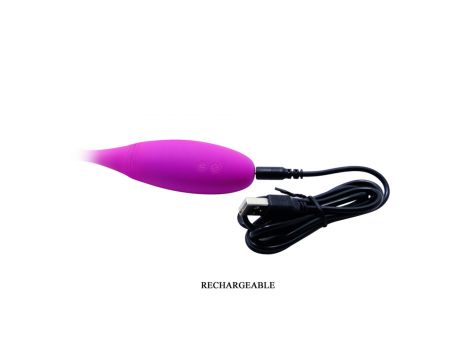Wibrator silikonowy giętki Pretty Love Snaky Vibe USB - 6