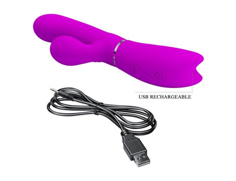 Wibrator łechtaczkowy punktu G Pretty Love 12 wibracji silikonowy USB - 6
