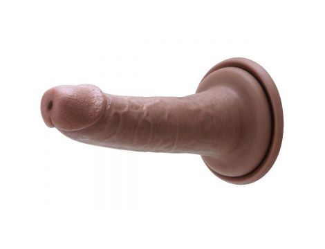 Dildo realistyczne Me You Us karmelowe z przyssawką 6,5 cala - 3