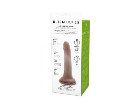 Dildo realistyczne Me You Us karmelowe z przyssawką 6,5 cala - 5