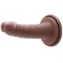 Dildo realistyczne Me You Us karmelowe z przyssawką 6,5 cala - 4
