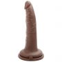 Dildo realistyczne Me You Us silikonowe karmelowe 7 cali - 2
