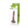 Dildo realistyczne Me You Us silikonowe karmelowe 7 cali - 3