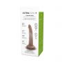 Dildo realistyczne Me You Us silikonowe karmelowe 7 cali - 6