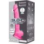 Dildo realistyczne fosforyzujące Silexd różowe 17,5 cm - 4