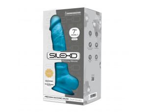 Dildo realistyczne silikonowe Silexd Model 1 niebieskie