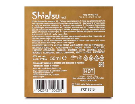 Perfumy feromonowe Hot Shiatsu czerwone 50 ml - 7