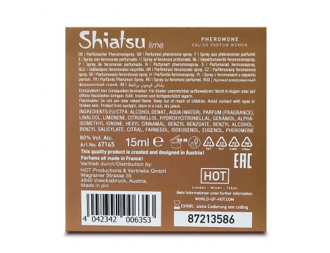 Perfumy feromonowe Shiatsu damskie limonka 15 ml - 6