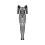 Bodystocking Obsessive G329 czarny XL XXL z imitacją gorsetu - 6