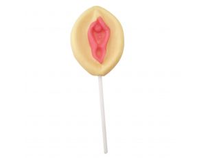 Lizak erotyczny Candy Pussy truskawkowy
