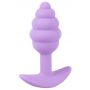 Mini korek analny Cuties fioletowy silikonowy 7 5 cm - 5