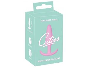Korek analny Cuties Rose silikonowy 8,4 cm