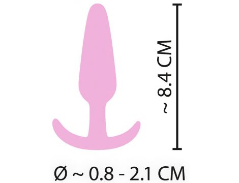 Korek analny Cuties Rose silikonowy 8,4 cm - 14