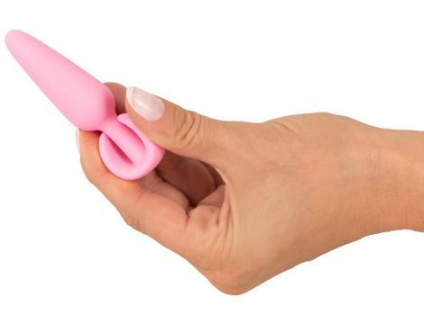 Korek analny Cuties Rose silikonowy 8,4 cm - 11