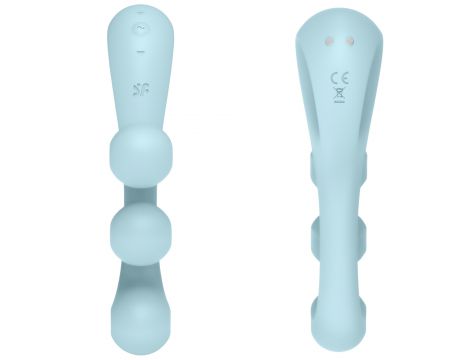 Stymulator Satisfyer Tri Ball 2 jasnoniebieski silikonowy USB - 12