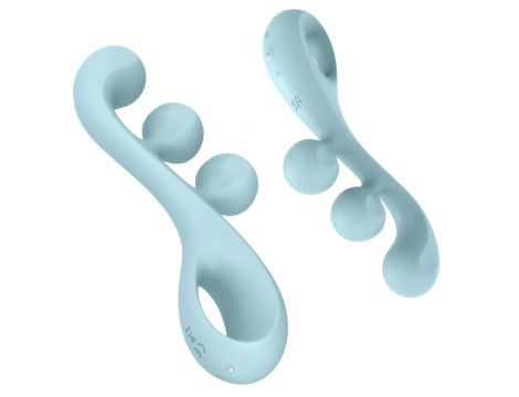 Stymulator Satisfyer Tri Ball 2 jasnoniebieski silikonowy USB - 2