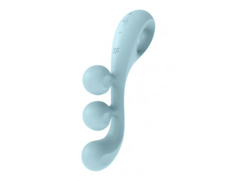 Stymulator Satisfyer Tri Ball 2 jasnoniebieski silikonowy USB - 4