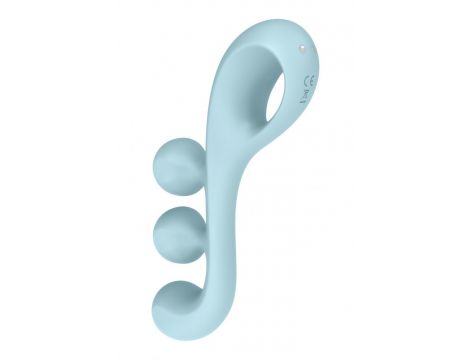 Stymulator Satisfyer Tri Ball 2 jasnoniebieski silikonowy USB - 6