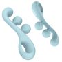 Stymulator Satisfyer Tri Ball 2 jasnoniebieski silikonowy USB - 3