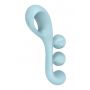 Stymulator Satisfyer Tri Ball 2 jasnoniebieski silikonowy USB - 11