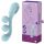 Stymulator Satisfyer Tri Ball 2 jasnoniebieski silikonowy USB