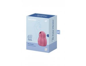 Stymulator łechtaczki z falami ciśnienia Satisfyer Pro To Go 1 czerwony