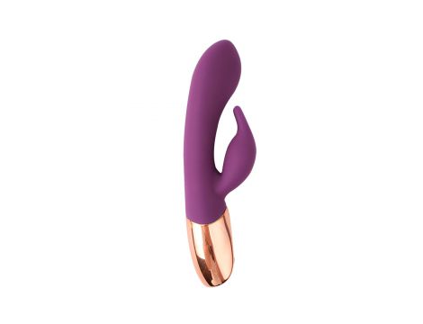 Wibrator króliczek punkt G silikonowy Fierce Euphoria fioletowy 20.5 cm - 2
