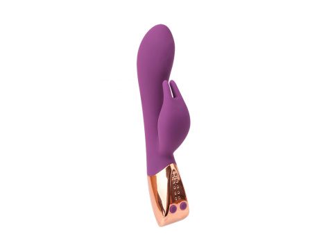 Wibrator króliczek punkt G silikonowy Fierce Euphoria fioletowy 20.5 cm - 3