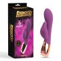 Wibrator króliczek punkt G silikonowy Fierce Euphoria fioletowy 20.5 cm - 2