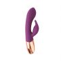 Wibrator króliczek punkt G silikonowy Fierce Euphoria fioletowy 20.5 cm - 3