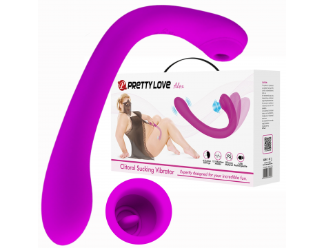 Wibrator ssący łechtaczki punkt G Pretty Love Alex USB