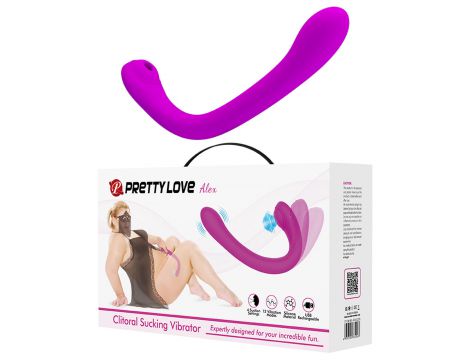 Wibrator ssący łechtaczki punkt G Pretty Love Alex USB - 10