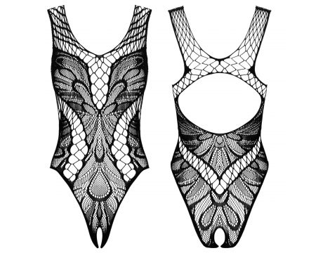 Body Obsessive B138 czarne z otwartym krokiem S/M/L - 8