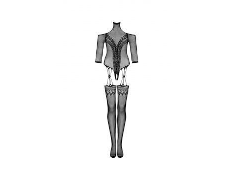 Bodystocking Obsessive G333 czarny z pończochami S/M/L - 9