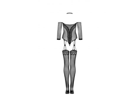 Bodystocking Obsessive G333 czarny z pończochami S/M/L - 10