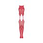 Bodystocking Obsessive N122 czerwony geometryczny XL XXL - 9