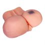 Masturbator wibrujący realistyczny XXL z pochwą i pośladkami 27 cm - 13