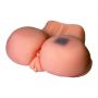 Masturbator wibrujący realistyczny XXL z pochwą i pośladkami 27 cm - 14